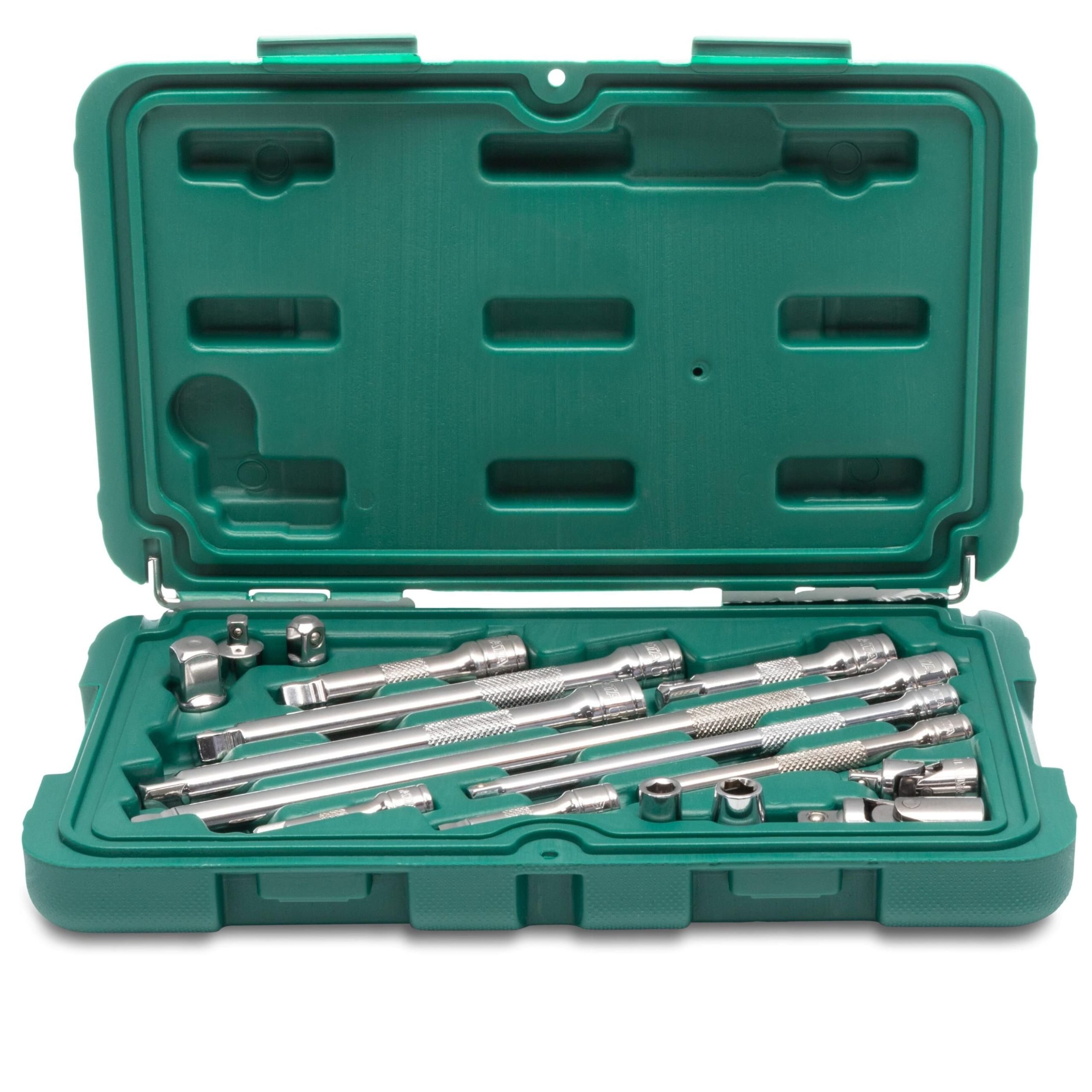 1/4″ + 3/8″ Dr. Adaptera un piederumu komplekts 16gab