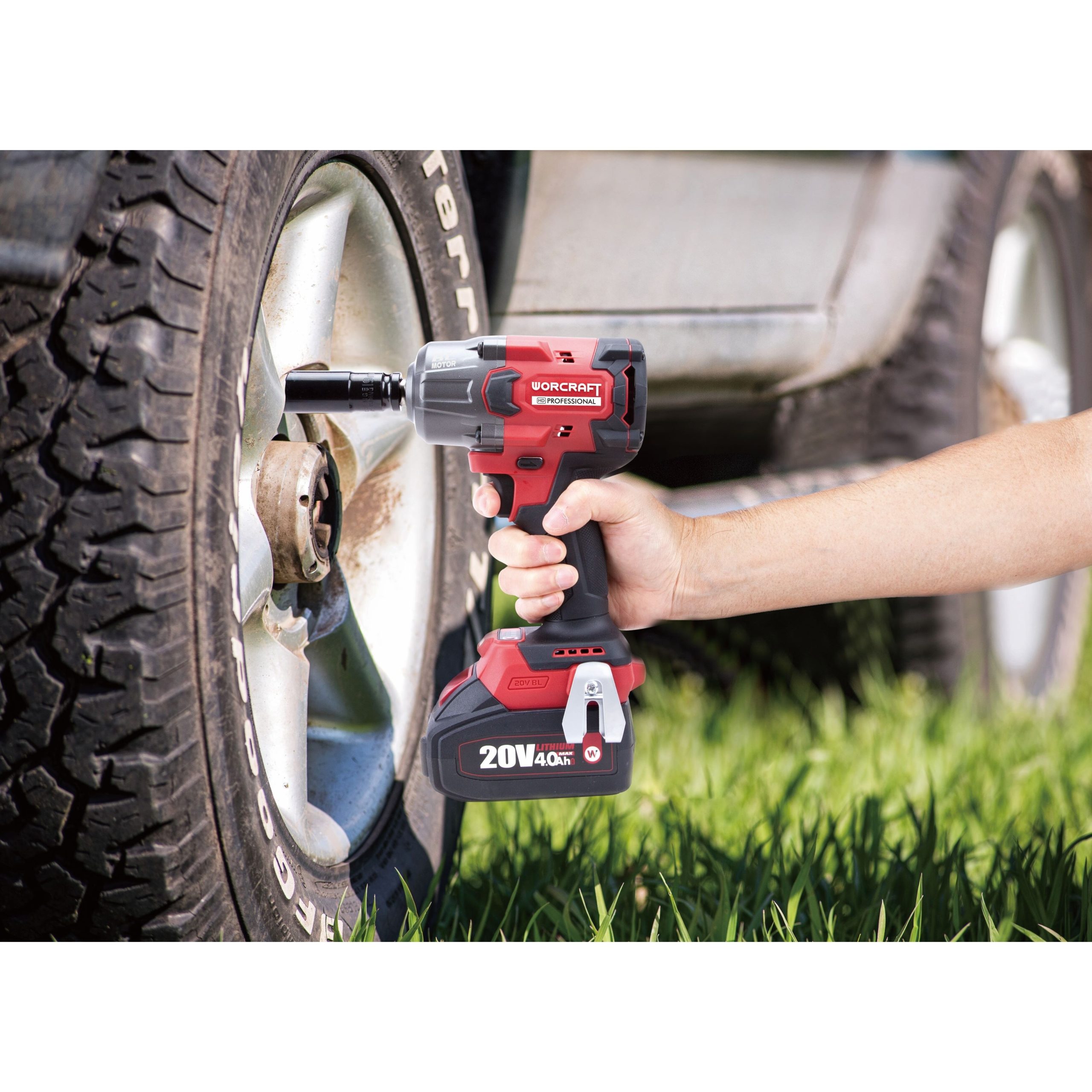 Li-ion bezsuku akumulatora triecienuzgriežņu atslēga 1/2'' 850nm 20V (XCUBE kaste) - Image 3