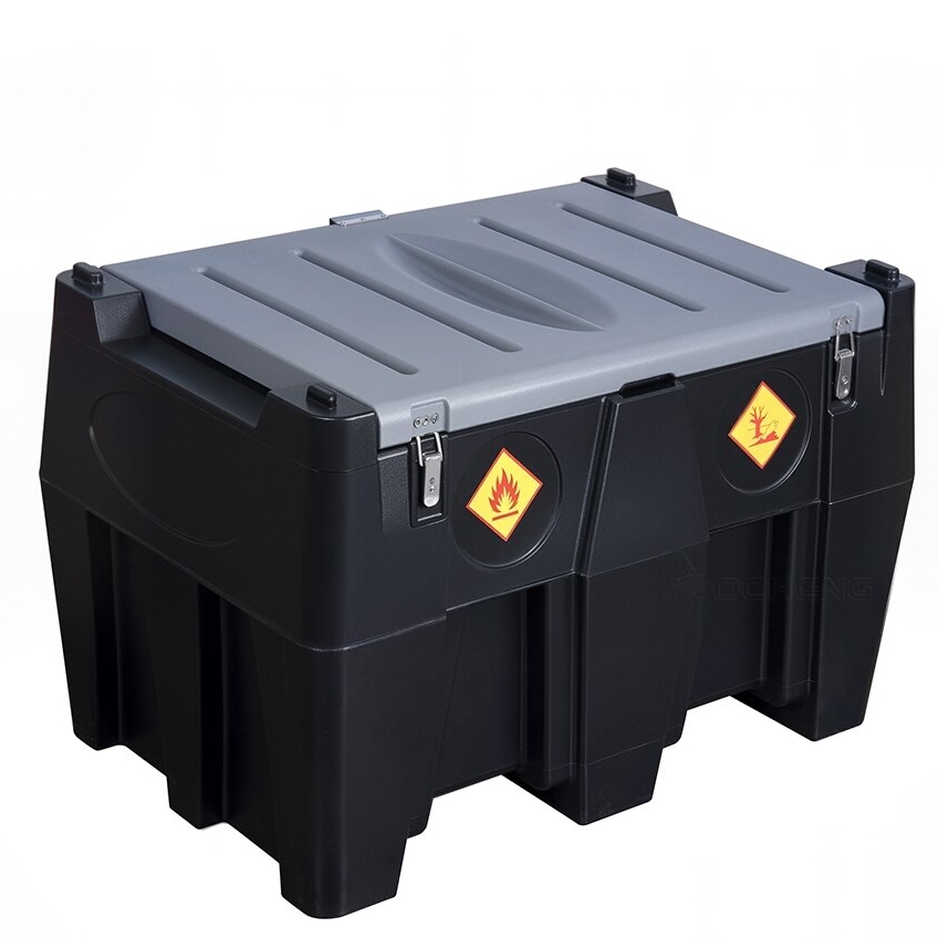 Pārnēsājama dīzeļdegvielas pārvades tvertne 440L DTK480 ar 12V sūkni (ar šļūteni, automātiskā sprausla ar filtru, ES kontaktdakša)