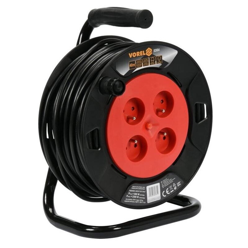 Kabeļu spole 25m 3Gx1.0mm 230V