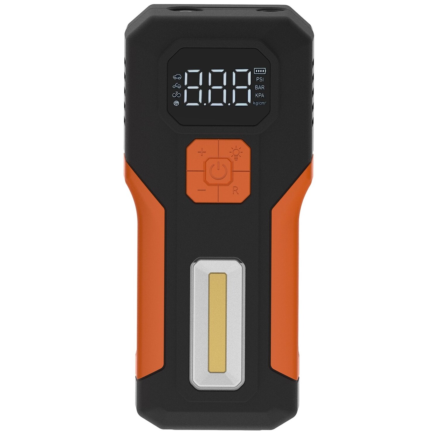 Daudzfunkcionāls starteris / lādētājs ar gaisa kompresoru un LED 14.8V 2Ah