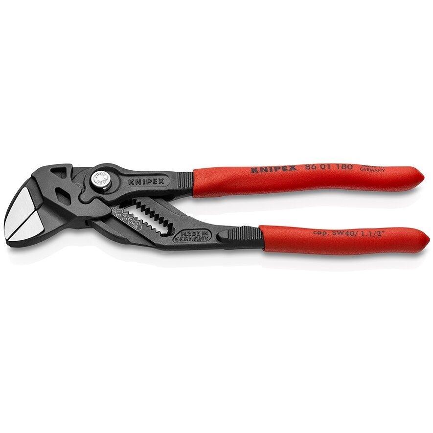Ūdens sūkņa knaibles-uzgriežņu atslēga KNIPEX ar bloķēšanu 180mm