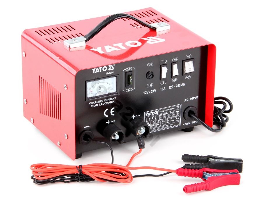 Lādētājs | 12/24V, START/BOOST 20A, 240Ah (YT-8304) - Image 5