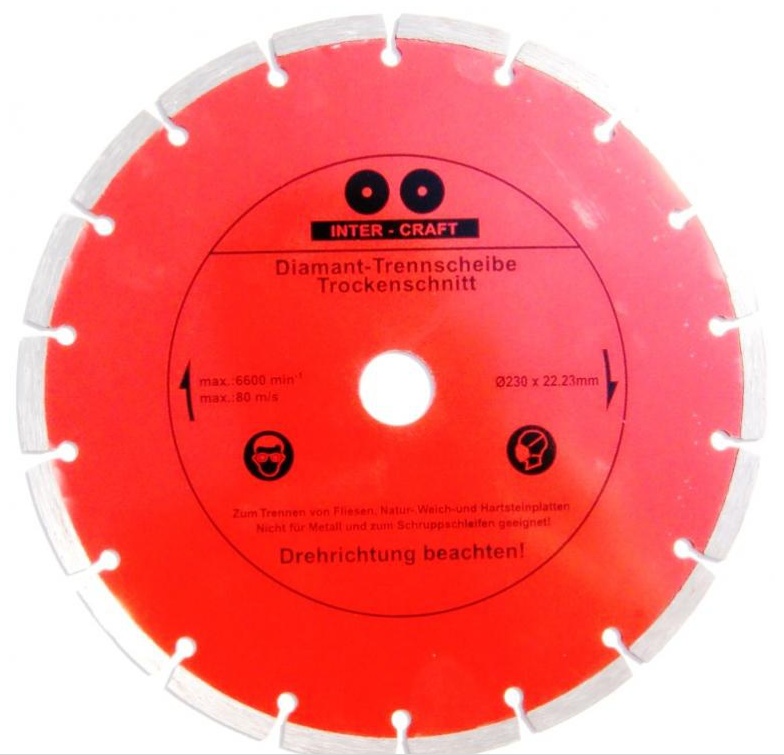 Dimanta griešanas disks 230 mm X1,8 X2,7 X7,0 (CR0230) - Image 2