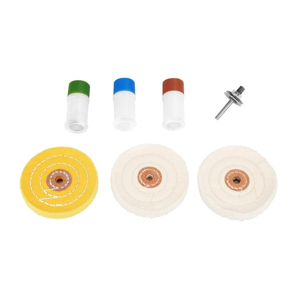 Pulēšanas un tīrīšanas komplekts | diski, pastas un savienotāji | 7 gab. (CP07) - Image 3