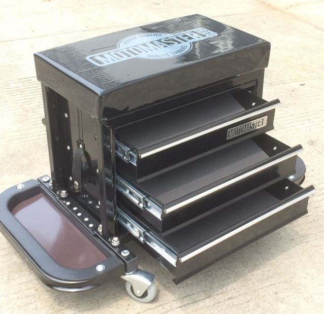 Instrumentu skapis/sols ar 3 atvilktnēm un 2 salokāmiem paliktņiem/plauktiem (V7031) - Image 7