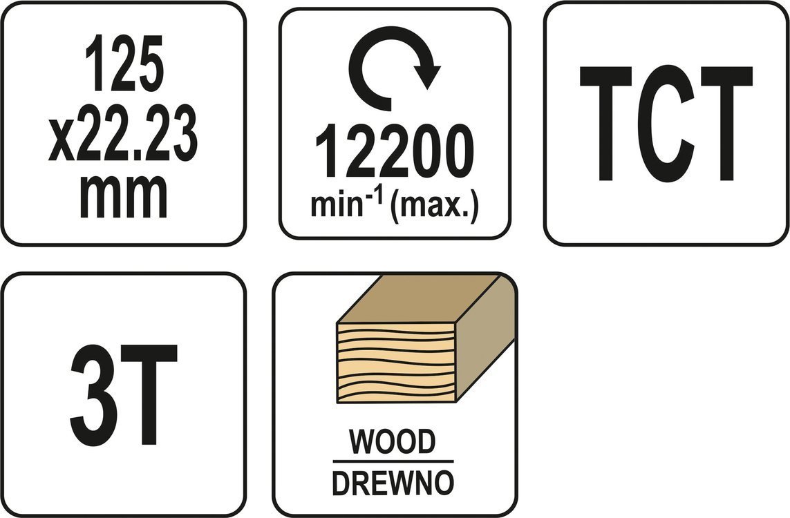 Koka disks | 125 mm/22/3T (YT-60470) - Image 2
