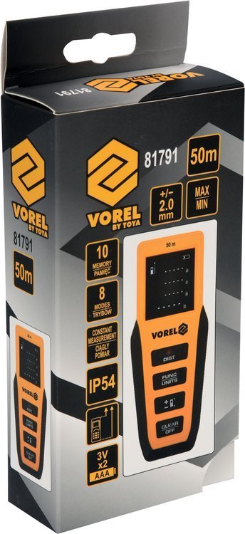 Lāzera attāluma mērītājs | 0,2–50 m (81791) - Image 4