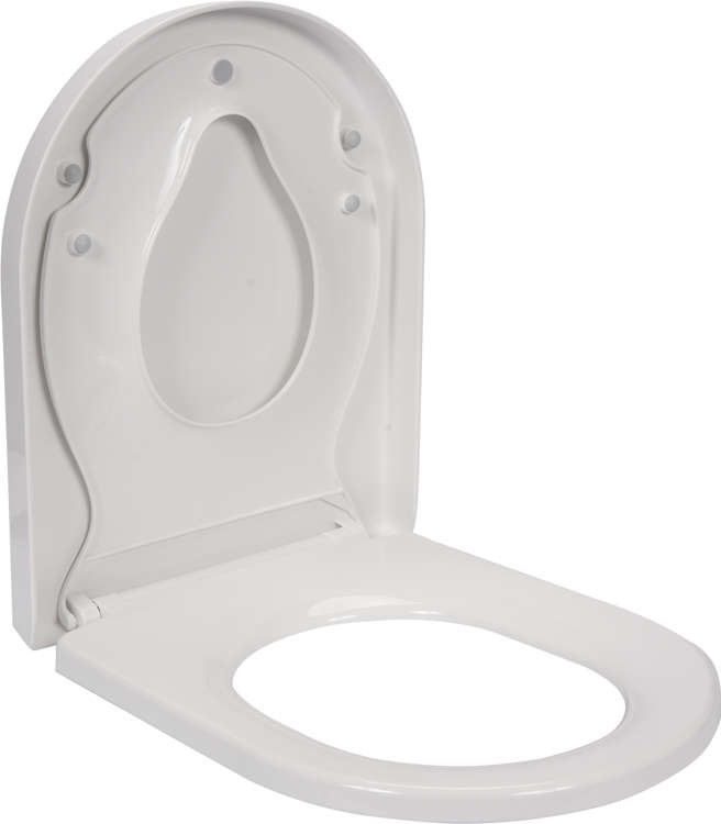 Tualetes sēdeklis ar mīkstās aizvēršanas mehānismu | Divi vienā (75472) - Image 2