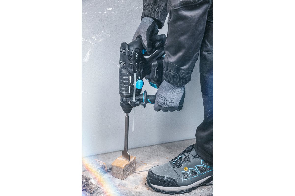 Akumulatoru perforators ar kalšanas funkciju, 18V, SDS+, HT2E228-0CH, HOGERT - Image 4