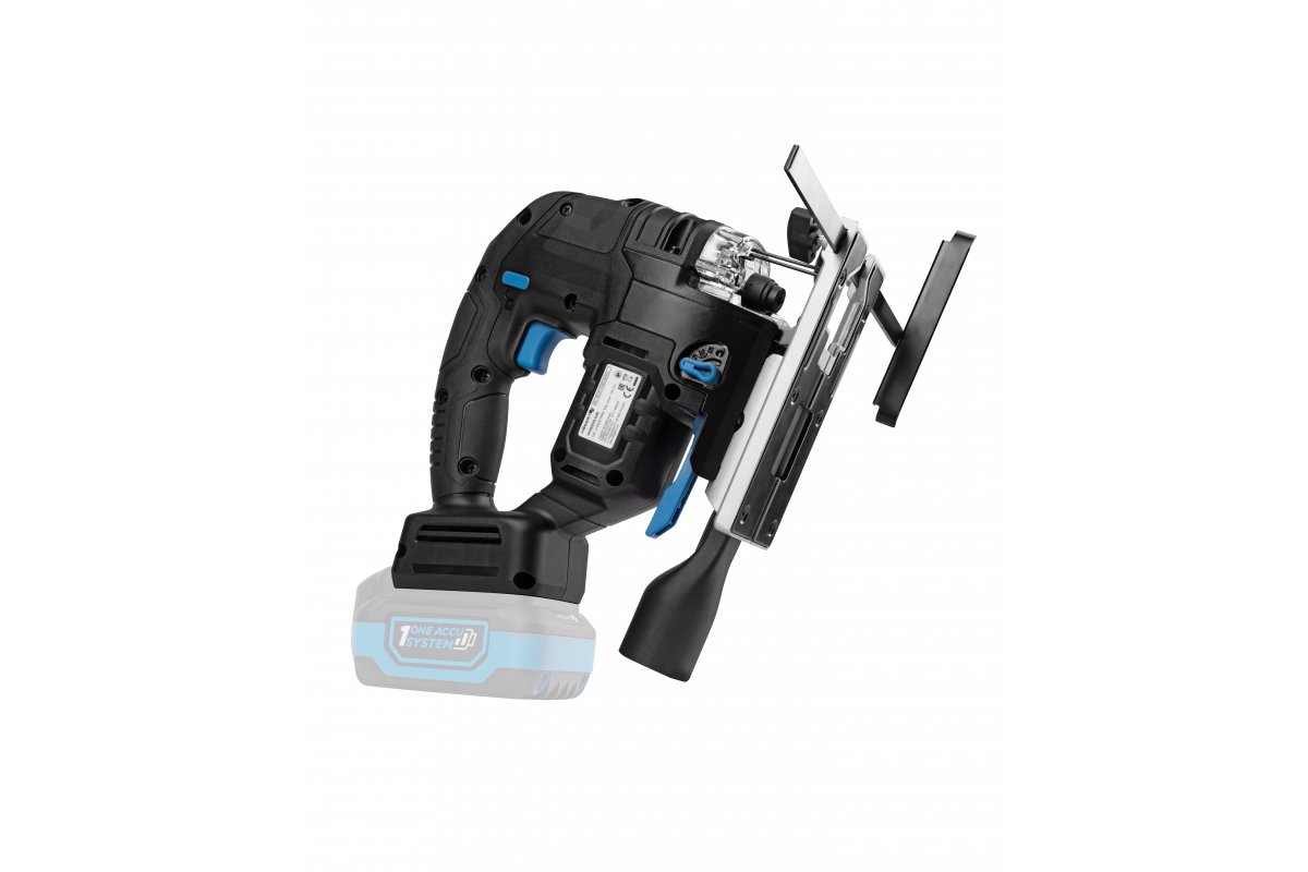 Bezvadu bezsuku figūrzāģis, 18V, 4-pakāpju asmens svārstības, HT2E233-0JS, HOGERT - Image 13