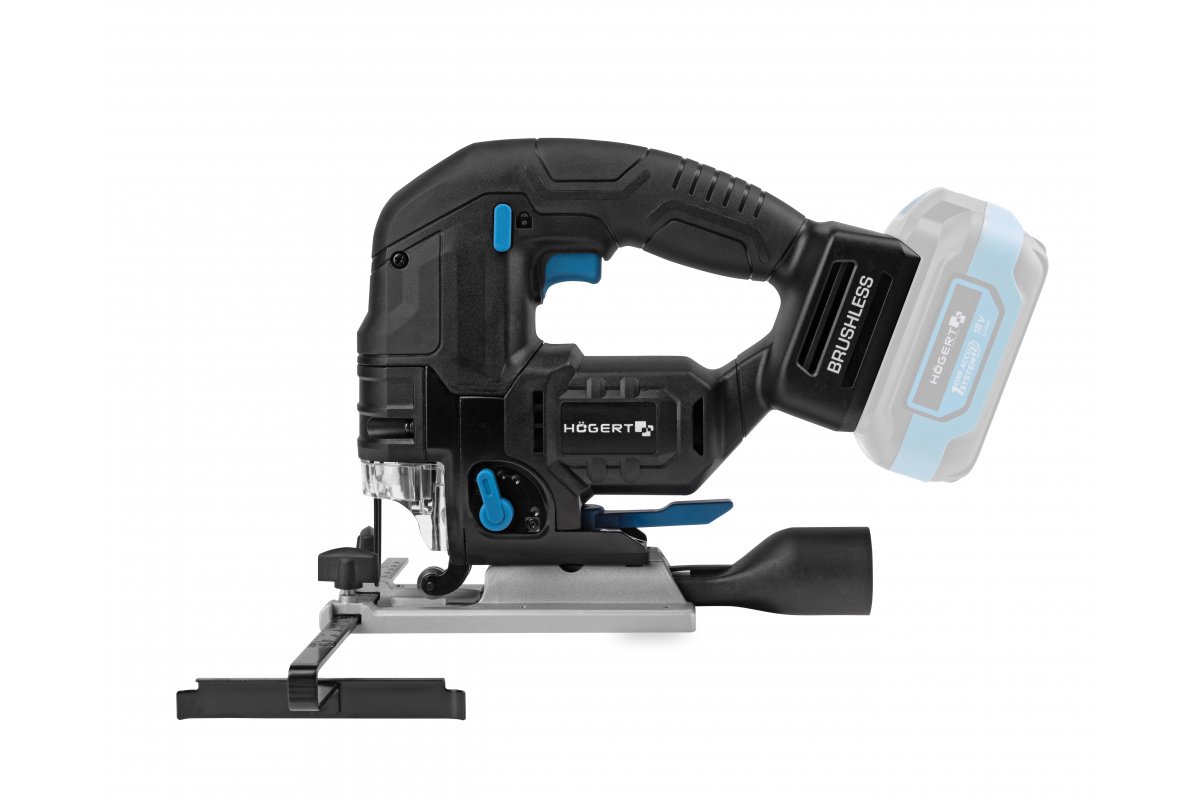 Bezvadu bezsuku figūrzāģis, 18V, 4-pakāpju asmens svārstības, HT2E233-0JS, HOGERT - Image 11