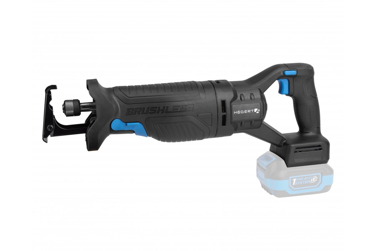 Bezvadu zāģis ar bezsuku motoru, 18V, regulējams ātrums un leņķis, HT2E234-0RS, HOGERT - Image 7