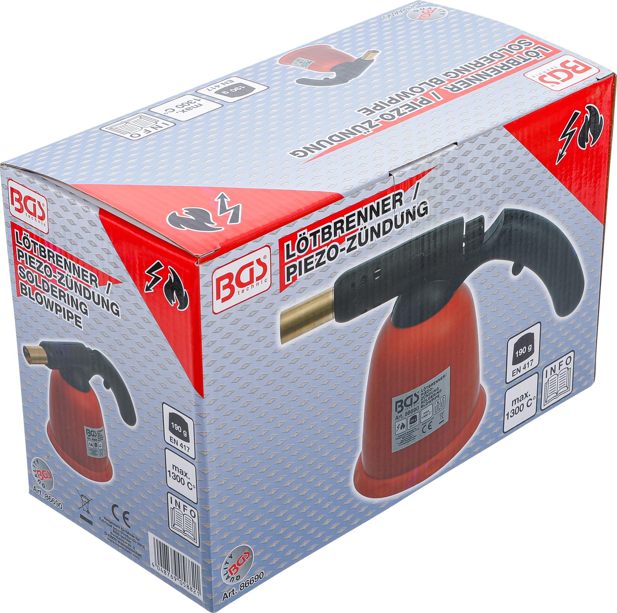 Universālais kārtridžu lodēšanas deglis | ar pjezo aizdedzi (86690) - Image 3