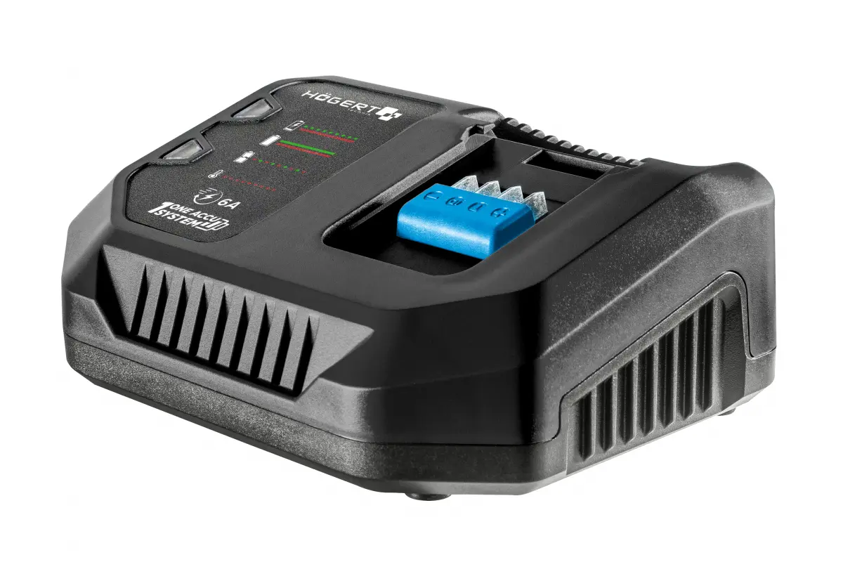 Ātrais lādētājs 18V 6A, aizsardzība pret pārkaršanu un īssavienojumu, HT2E243-C60, HOGERT