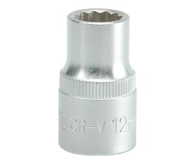 Sešstūra ligzda 1/2″, 12 mm (YT-1274)