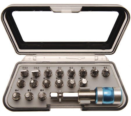 Nerūsējošā tērauda uzgaļu komplekts 18gab (4817)