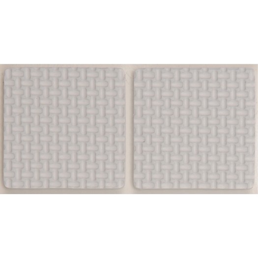 Pašlīmējošie mēbeļu paliktņi balti 85x85mm 2gab. (74904)