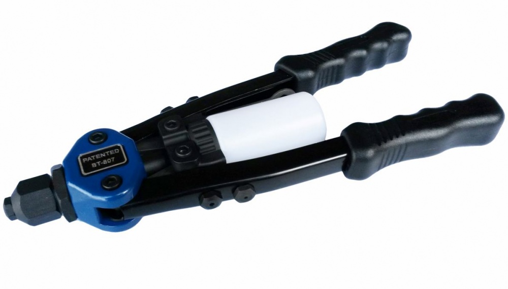 Kniedētājs tērauda kniedēm | gari rokturi | 3,2–6,4 mm (SK417)