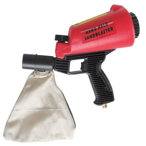 Smilšu strūkla ar keramikas sprauslu 0,9L tvertne, ar maisu un 5 sprauslām (HSB-1) - Image 4