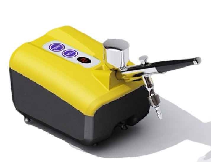 Airbrush komplekts ar kompresoru un krāsu (LX-112)