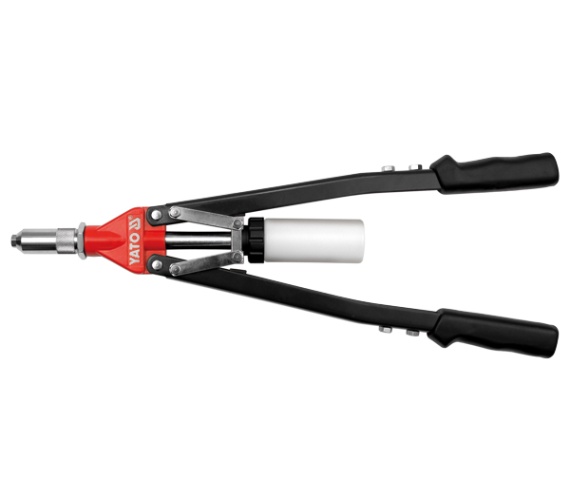 Kniedētājs | piemērots tērauda kniedēm | 3,2–6,4 mm (YT-3610)