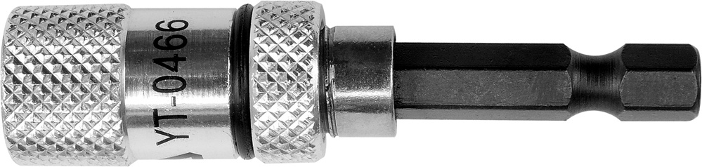 Magnētiski regulējams uzgaļu turētājs (ierobežotājs) 1/4″ 60 mm (YT-0466)