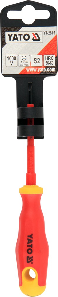 Izolēts skrūvgriezis elektriķim | 1000V | 3 x 75 mm (YT-2815) - Image 4