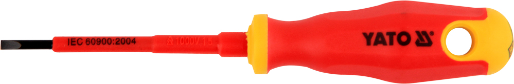 Izolēts skrūvgriezis elektriķim | 1000V | 4 x 75 mm (YT-2816)