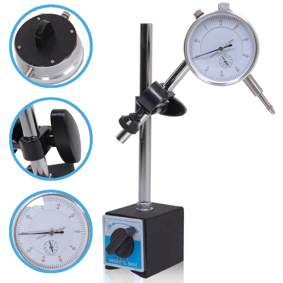 Magnētiskais statīvs un indikatoru komplekts (1938S)