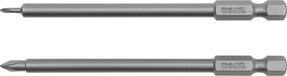 Šķērsbiti 1/4″, 2gab, : PH00X100MM; PH0X100MM “Yato”(YT-0459)