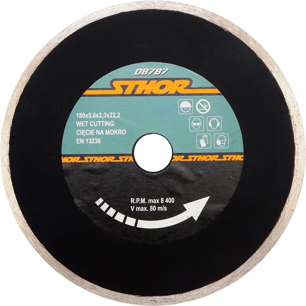 Dimanta disks, kas vienāds ar EN 180 mm (08787)