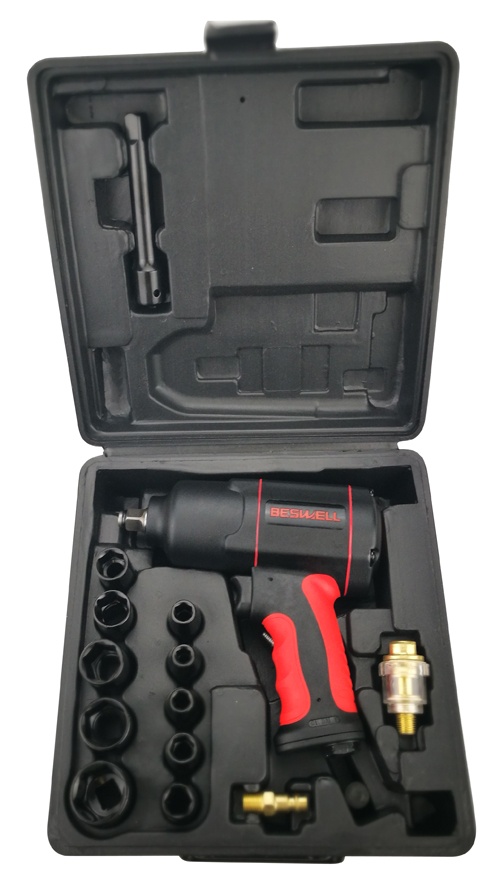 Pneimatiskā triecienatslēga | 12,5 mm (1/2″) | 2700 Nm | ar komplektu (AKP-01)