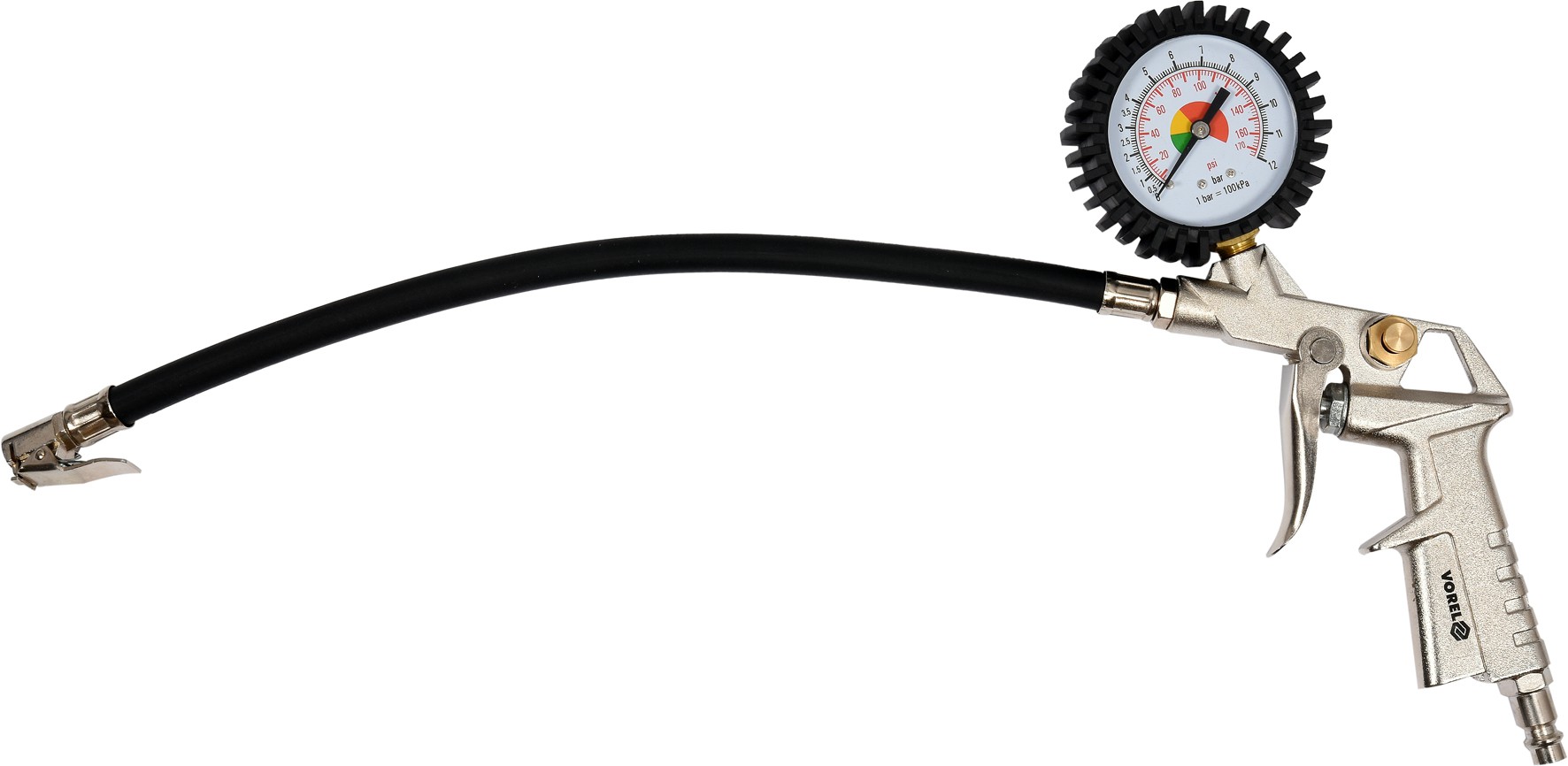 Riepu spiediena pistole ar manometru (81650)