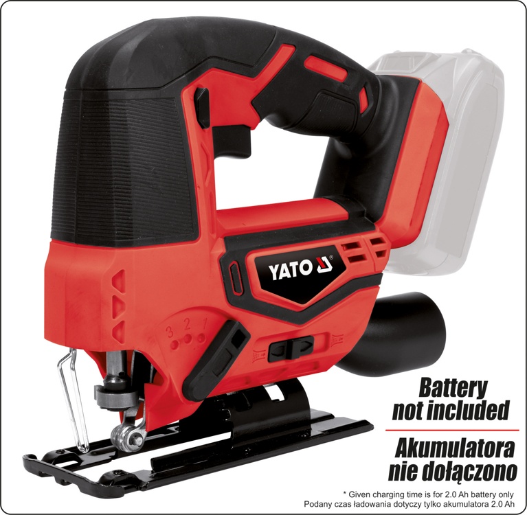 Akumulatora finierzāģis 18V bez akumulatora (YT-82823)