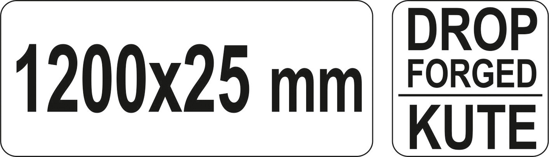 Sešstūra lauznis | 1200 x 25 mm (YT-46835)