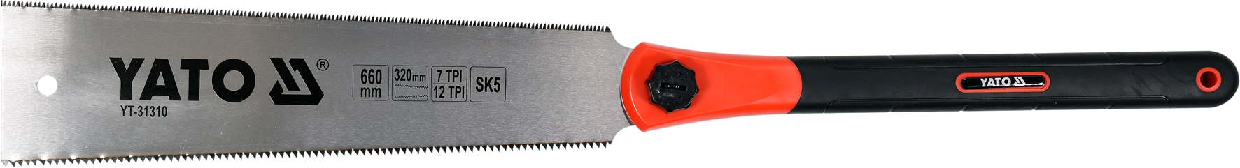 Japāņu tipa zāģis | divpusējs | darba garums 320 mm (YT-31310)