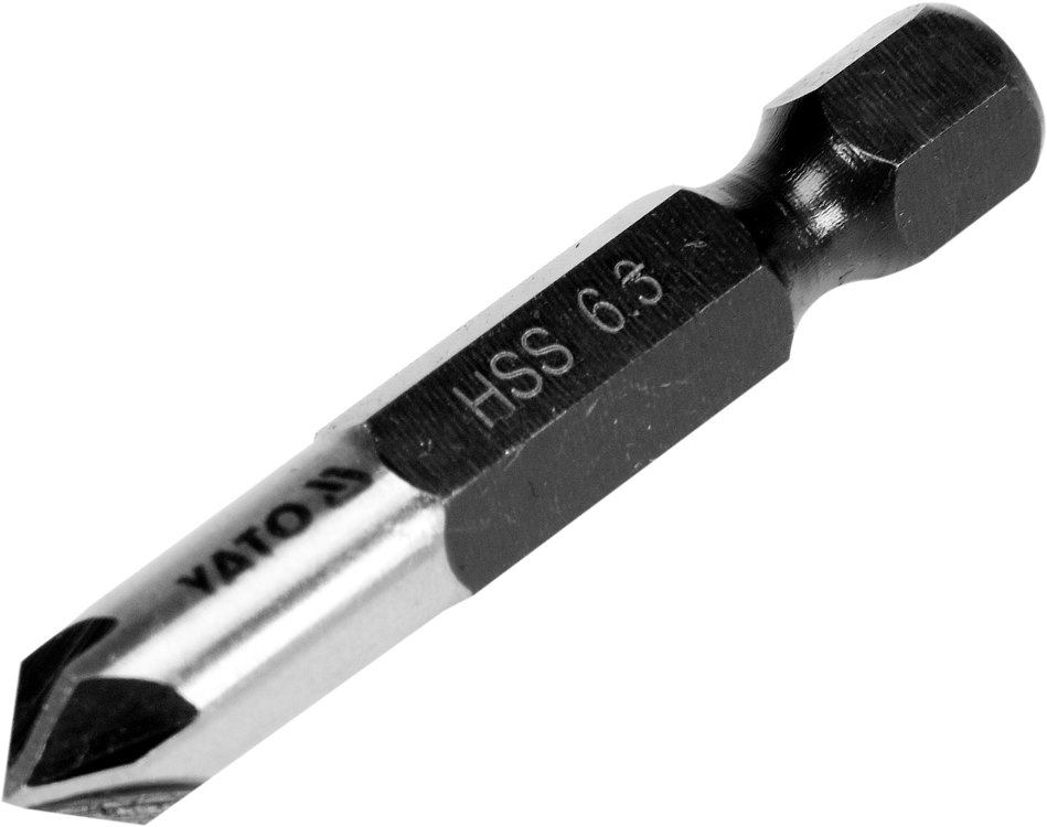 Frēze/urbjmašīna metālam | HSS | Sešstūra 6,3 mm (1/4 collas) | Ø 6,3 mm (YT-44721)
