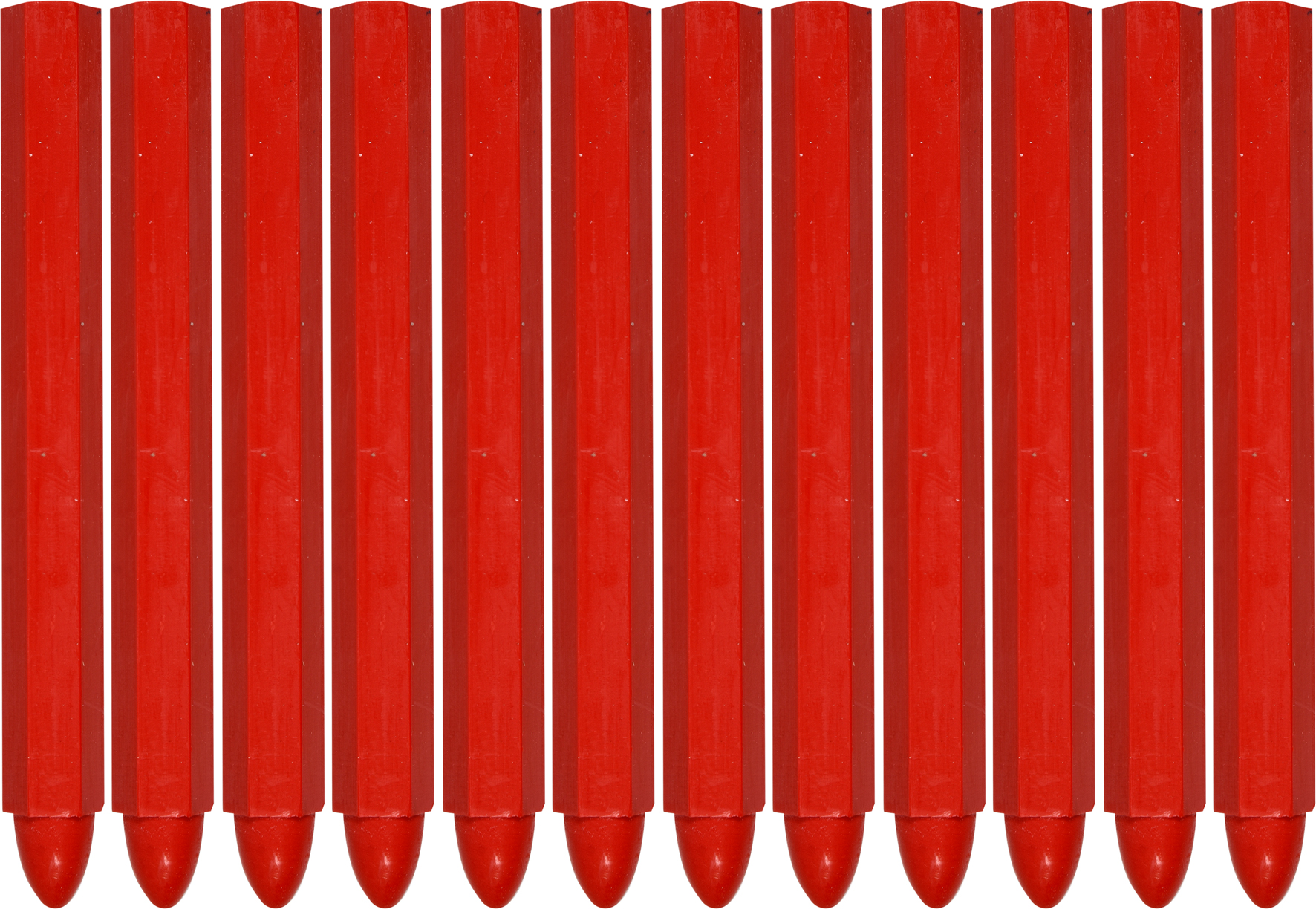 Tehniskā marķējuma krīts | sarkans | 12 gab. (YT-69932)