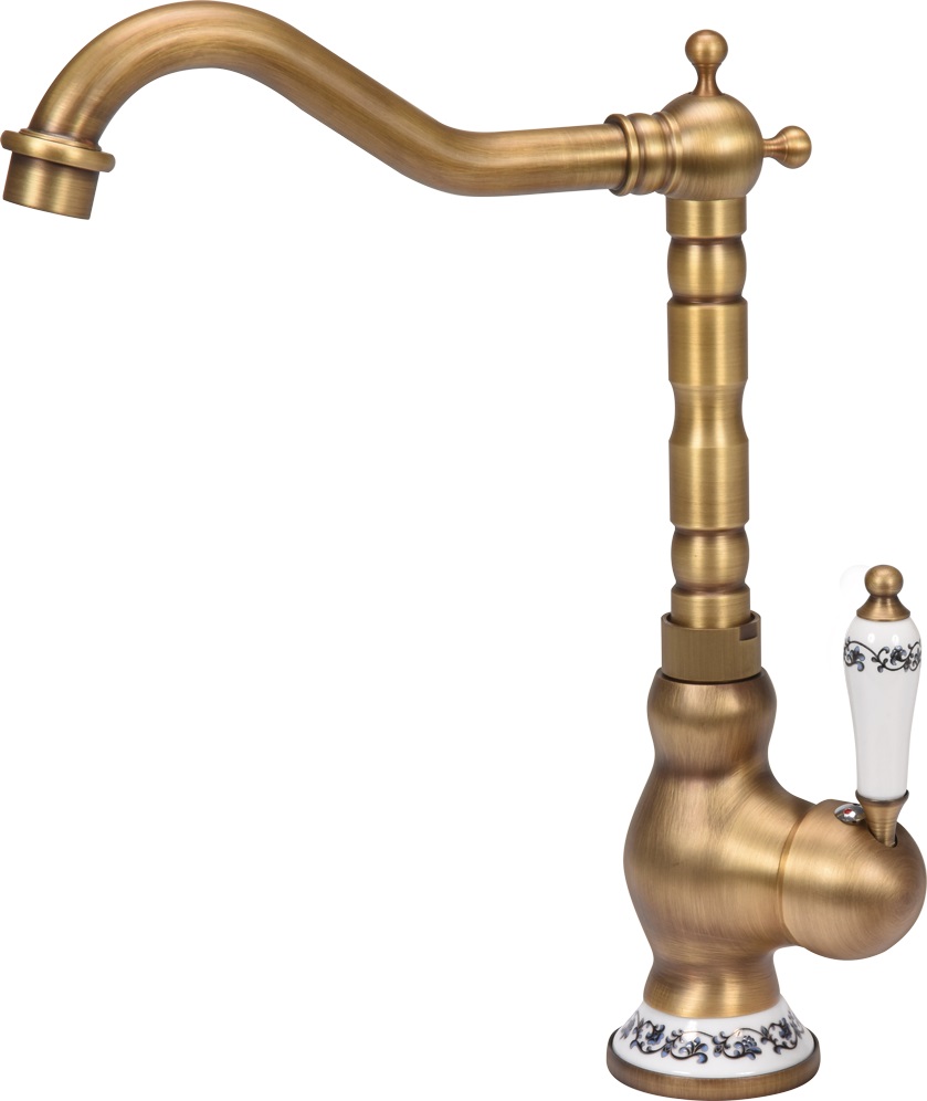 Bronzas virtuves jaucējkrāns | Retro bronza 4 (75833)