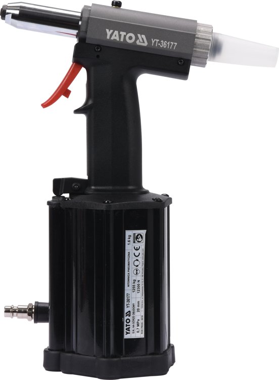 Pneimatiskais kniedētājs | 4–6,4 mm (YT-36177)