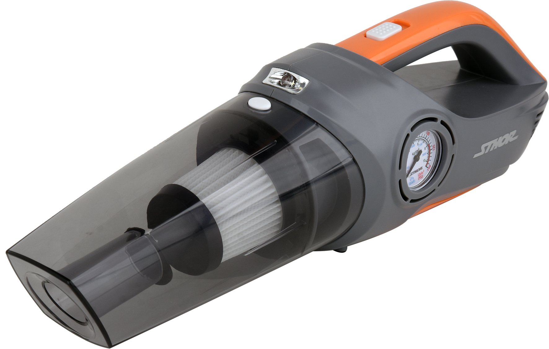 Auto putekļu sūcējs | ar manometru un kompresoru | 12 V 80 W (82953)