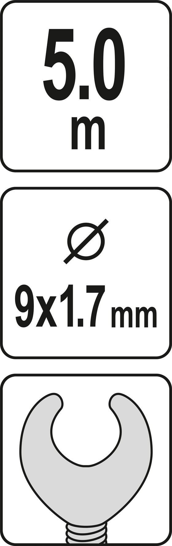 Kanalizācijas čūska | Ø 9 mm / 5 m (YT-25004) - Image 7