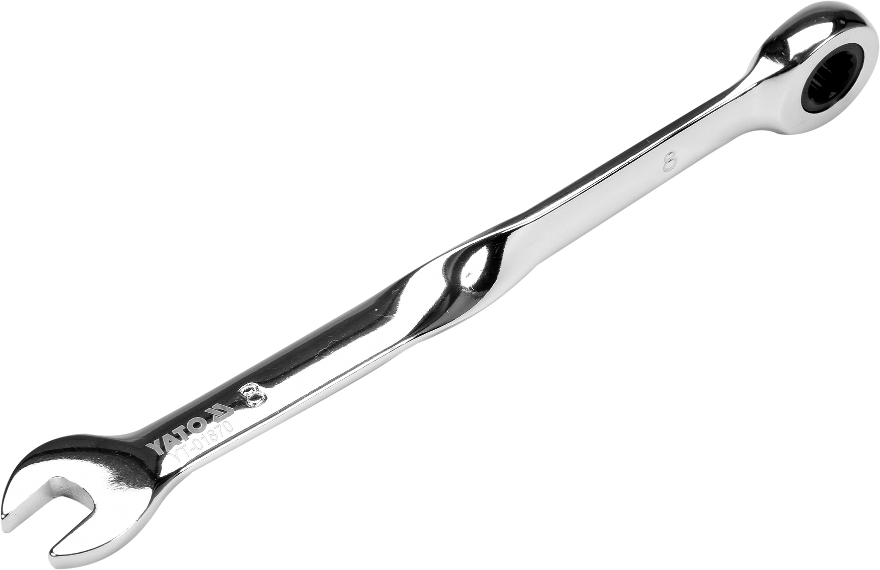 Kombinētā sprūdrata atslēga | salocīts X | 8 mm (YT-01870)