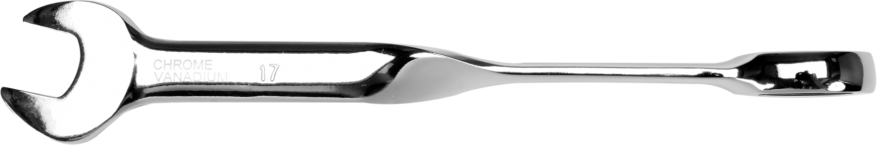 Kombinētā sprūdrata atslēga | salocīts X | 17 mm (YT-01879)