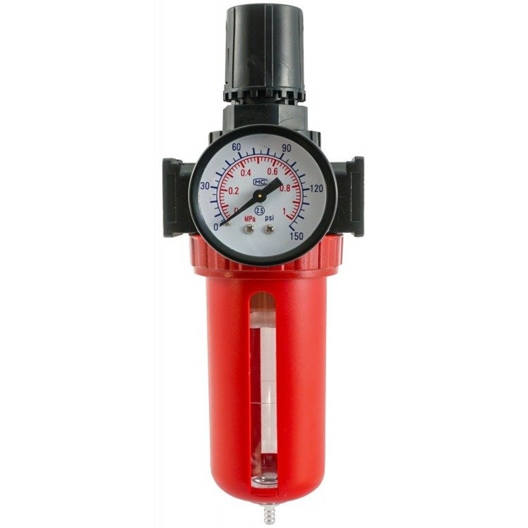 Mitruma filtrs ar regulatoru un manometru | 1/4 collas (AFR80)