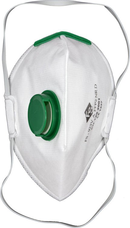 Respirators ar vārstu FFP2/PZ 1 gab. (YT-74949)