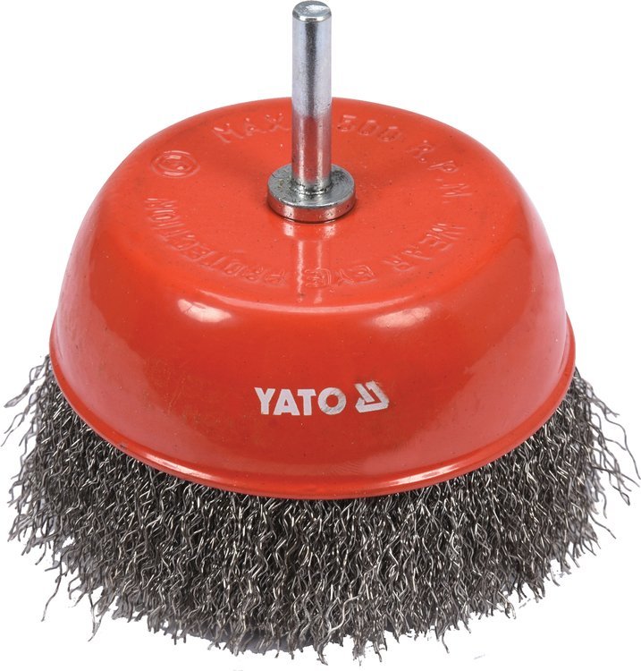 Podveida birste ar rokturi | nerūsējošais tērauds | NErūsējošais Tērauds | 100 mm (YT-47511)