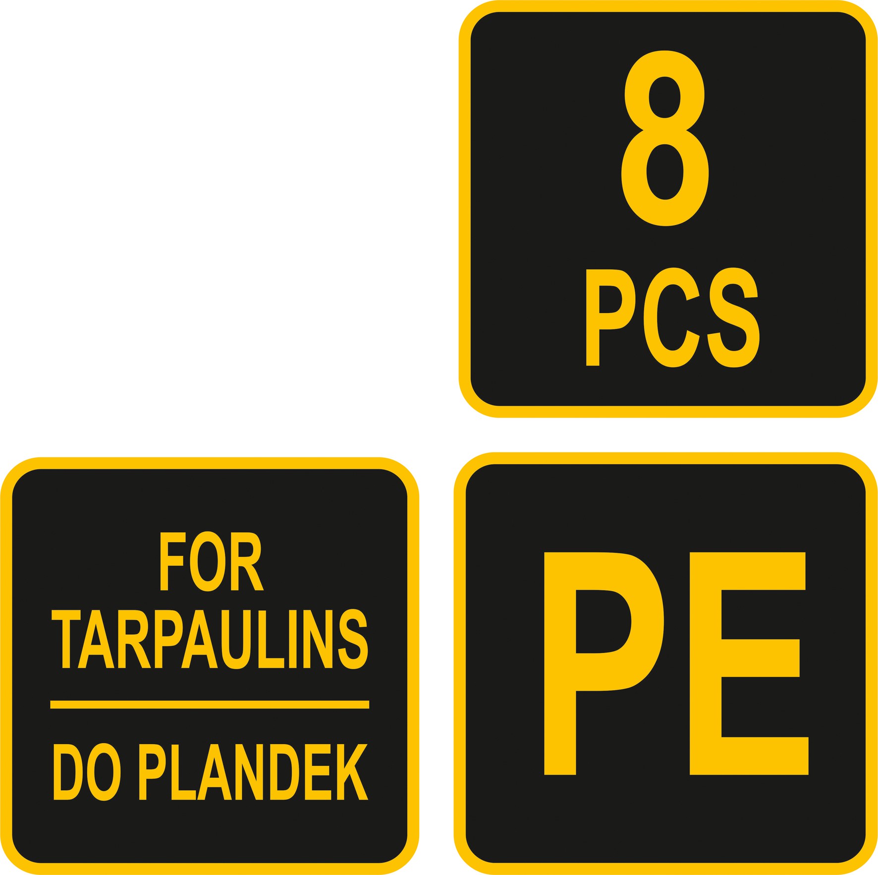 Plastmasas klipši / turētāji | Nojumju/telšu nostiprināšanai | 8 gab. (85174) - Image 5