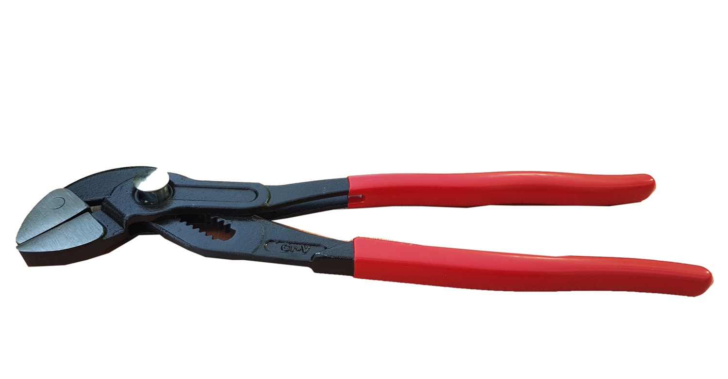 Elastīgas žokļa ūdens sūkņu knaibles | gludi žokļi | 250 mm (WP1025)